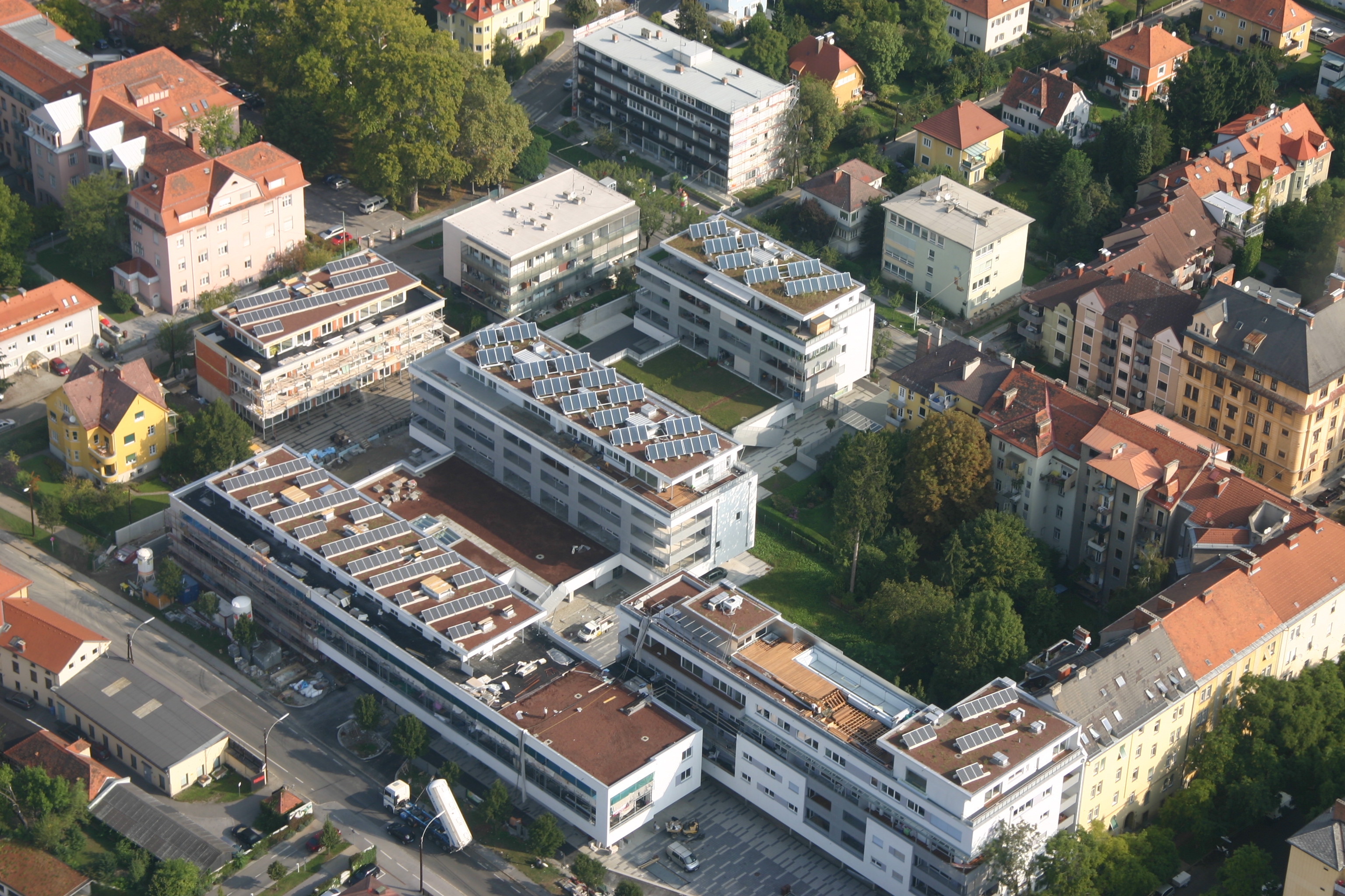 Wohnanlage Geidorf Center Graz Fleissner + Partner